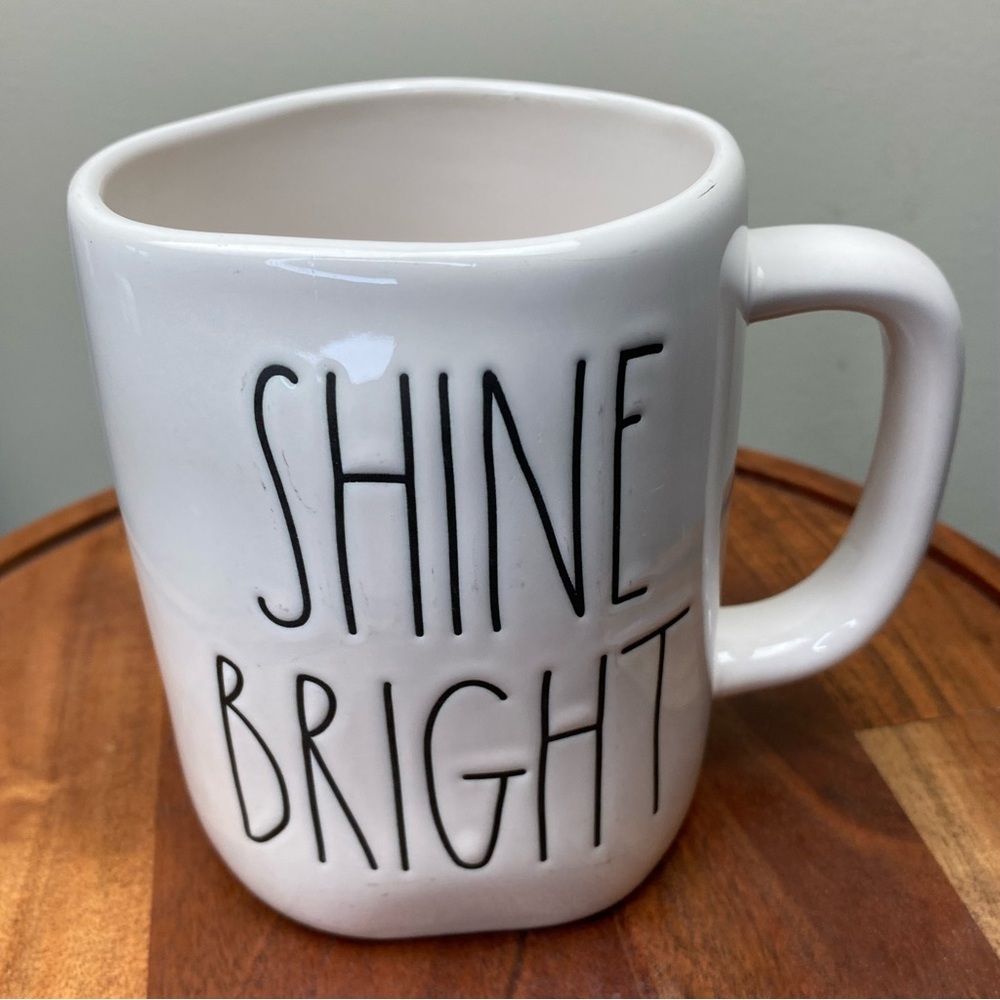 RAE DUNN SHINE BRIGHT Rainbow mug